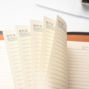 Tùy chỉnh đa chức năng thẻ trường hợp dây kéo da danh mục đầu tư kinh doanh <span class=keywords><strong>A5</strong></span> PU tổ chức Nhật Ký máy tính xách tay - Product Image 3