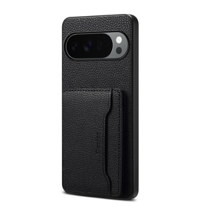Funda para Teléfono Móvil <span class=keywords><strong>Google</strong></span> <span class=keywords><strong>Pixel</strong></span> 10 de Cuero Lychee, Color Naranja, Antigolpes, Magnética, de PU - Product Image 1