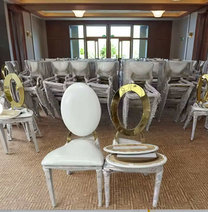 Wedding Banquets <strong>Stackable</strong> Metal Iron Hotel <strong>Dining</strong> <strong>Chairs</strong> - Product Image 6
