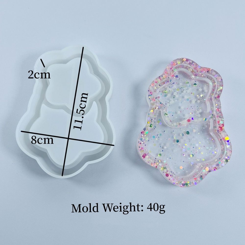 White-Star shaped-small