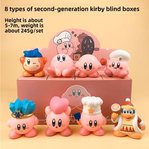 En Stock <span class=keywords><strong>Kirby</strong></span> Blind Box PVC coleccionable juego mercancía coche decoración pastel figurita juguete modelo envío inmediato al por mayor - Product Image 4