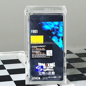 Boîte en acrylique SYP pour BANDAI <span class=keywords><strong>Dragon</strong></span> <span class=keywords><strong>Ball</strong></span> <span class=keywords><strong>Super</strong></span> Card Game Fusion World FB09 Booster Pack Box TCG JAPAN, étui en acrylique de 6 mm - Product Image 4