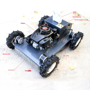 Cấp công nghiệp điều khiển từ xa xăng động cơ Robot Máy cắt cỏ 4-Stroke 24V/48V không dây điện cho vườn - Product Image 3