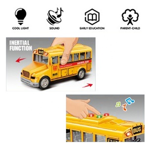 รถบัสโรง<span class=keywords><strong>เ</strong></span>รียนจำลองขนาด 1/20 ของ Jacko Toys ของเล่นเด็ก รถบัสโรง<span class=keywords><strong>เ</strong></span>รียนแบบมีแรง<span class=keywords><strong>เ</strong></span>สียดทานพร้อมไฟและเสียง<span class=keywords><strong>เ</strong></span>พลง - Product Image 2