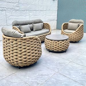 <span class=keywords><strong>Set</strong></span> Moderno di Mobili da Giardino in Alluminio con Contenitore, Ecologico per Patio e <span class=keywords><strong>Terrazza</strong></span> - Product Image 3