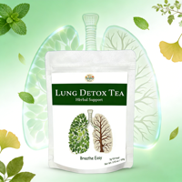 Tisane OEM pour les poumons, soutient la santé respiratoire au quotidien, thé pour la désintoxication pulmonaire et stimulant naturel de la santé