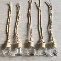 Ensemble de bouteilles en verre vides personnalisées pour aromathérapie domestique, diffuseur d'huiles fraîches, pendentif parfumé pour voiture, sans sulfate ni alcool