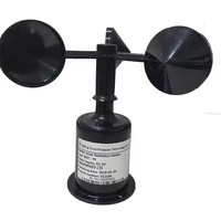 Salida Modbus universal inteligente Zigbee certificado CE 3 tazas 4-20mA 0-5V estación meteorológica de paleta Rs485 anemómetro Sensor de velocidad del viento