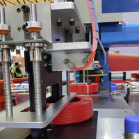 Máquina Automática para Atar Cables en Palés, con Control PLC, para Enrollar Cables y Flejarlos Verticalmente
