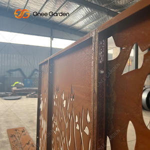 Plaques d'identification de porte suspendues décoratives en métal Plaque d'acier Corten pour extérieur - Product Image 3