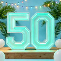 Lettres lumineuses LED personnalisées de 3 et 4 pieds, enseigne lumineuse « Baby Marry Me », lettres illuminées pour la décoration de mariage et de fête