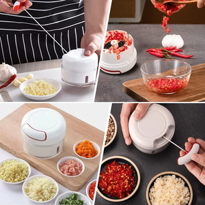 Stainless Steel Garlic Press Heavy Duty Crusher with Peeler - Easy Clean Ergonomic <b>Kitchen</b> <b>Tool</b> Dishwasher Safe No Mess - Product Image 3