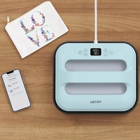 AST & T Machine de presse à chaud intelligente automatique pour Bluetooth à plat pour une impression textile facile pour la combinaison de chaussures T-Shirts nouveau