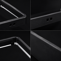 Cadre en profilé aluminium pour téléviseur intelligent personnalisé avec fentes pour capteur IR, coins de sécurité R, sans écran LCD inclus, OEM