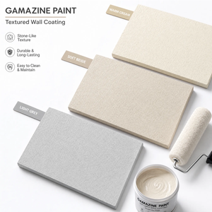 Pintura Premium Antimanchas Bluekingfisher Gamazine, Revestimiento Texturizado para Interiores y Exteriores, Directo de Fábrica - Product Image 6