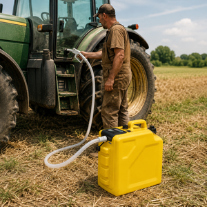 Portable Fuel Tank with Auto Stop Fuel Dispensing <b>Pump</b> System - Product Image 1