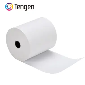 Thermal Cash Register Rolls Pos Terminal Paper Atm Machine Printer X 400 Thermal Paper 80*80mm 49m 70gsm Single White 58mm