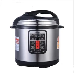Multi-Cooking Stainless Steel Electric Pressure Cooker Including Slow Cook Steam Rice Cooker