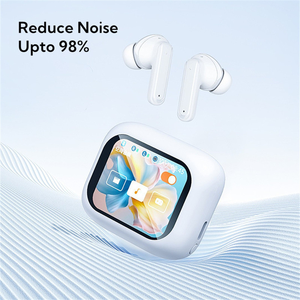Auriculares TWS con Pantalla Táctil y Estuche de Carga Interactivo Inteligente, Auriculares Inalámbricos Intrauditivos con ENC, Pantalla Digital, Resistentes al Agua - Product Image 2