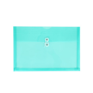 Carpeta de archivos de plástico A4 al por mayor con botón y cierre de corbata para material escolar y de oficina - Product Image 5