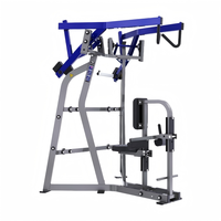 Machine de tirage vertical à double mouvement indépendant, équipement de gym commercial à charge de plaques pour l'équilibre musculaire