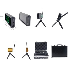 YIZHI Positions de début et de fin personnalisées Minuterie de portes laser sans fil pour une personne seule pour les sports athlétiques Entraînement de vitesse - Product Image 4