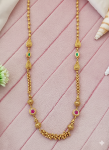 Designer Antique Rajwadi Polish Party Wear <b>Mala</b> Set <b>Necklace</b> Jewelry for Women Traditional Elegant Style Ideal for Weddings - Product Image 2