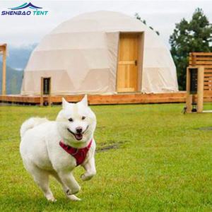 Tente igloo de glamping géodésique de couverture de PVC imperméable extérieure d'hiver moderne de vente chaude pour l'événement extérieur - Product Image 1