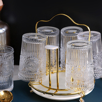 Égouttoir à verres pour salon, support de séchage pour tasses et verres à vin avec plateau de drainage