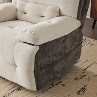 Fauteuil inclinable de loisir surdimensionné à un siège en bois moderne sans ODM OEM pour salon