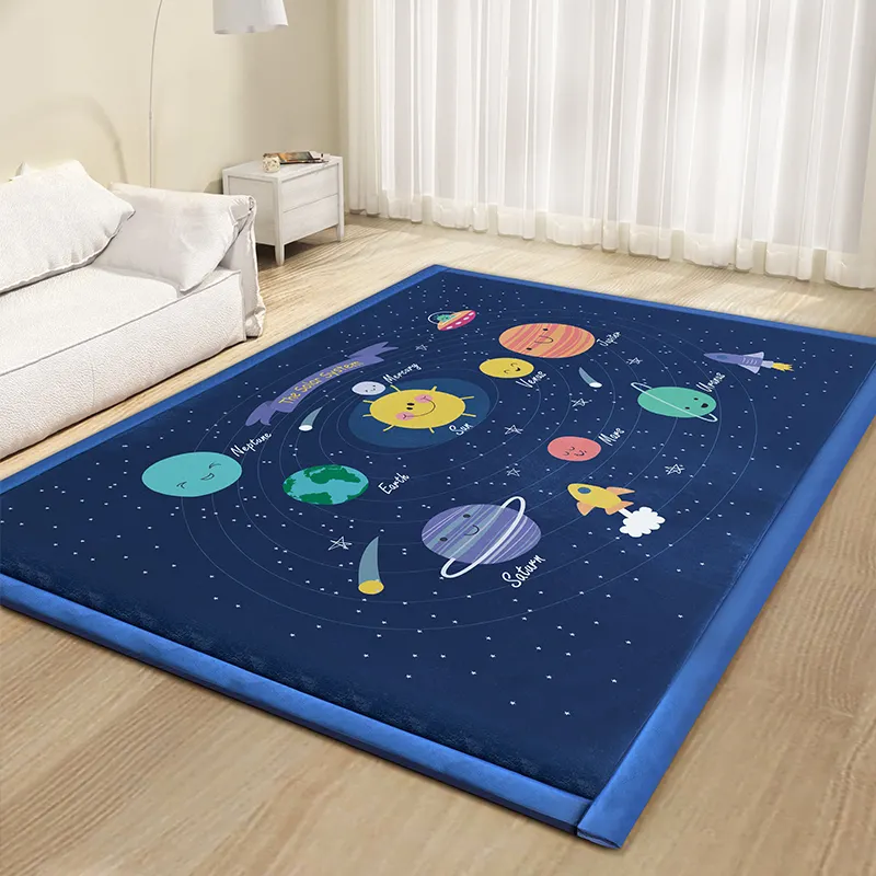 Memory Foam Tatami Multi colori Area tappeto per la casa dei bambini soggiorno