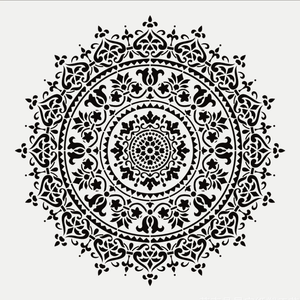30*30CM Laser Cut Mandala Art Tranh <span class=keywords><strong>Stencils</strong></span> Cho Gỗ Nội Thất Tường Gạch Lát Sàn Vải Tranh Nghệ Thuật - Product Image 3