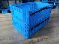 600-250 PP Durable Chiffre D'affaires Oeuf Forte Transport Stockage Caisse En Plastique Pliable