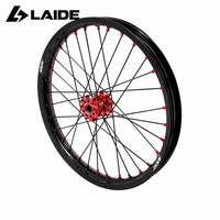 Jeu de jantes à rayons KKE 21/18, 1.6x21 avant, 1.85x18 arrière, en aluminium 7050-T6 anodisé pour moto électrique Sur Ron Light Bee X