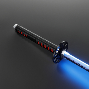 <span class=keywords><strong>ดาบ</strong></span>ไลท์เซเบอร์ LGTRed สีดำ รุ่น Katana RGB / Neopixel <span class=keywords><strong>ด้าม</strong></span>โลหะสไตล์ซามูไร เสียงสวิงนุ่มนวล <span class=keywords><strong>ดาบ</strong></span>เลเซอร์สำหรับคอสเพลย์และการต่อสู้ - Product Image 4