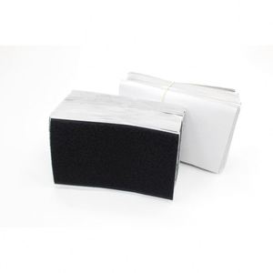 Fillet Velcroes Back Glue Self-<b>adhesive</b> Rough Surface <b>Hook</b> Surface Black White Rectangular Slice Wall Sticker <b>Adhesive</b> Buckle - Product Image 3