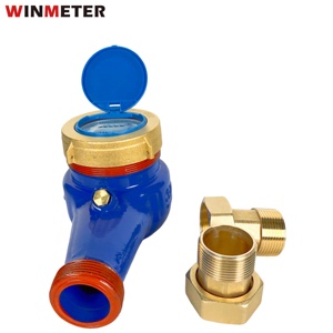 <span class=keywords><strong>Compteur</strong></span> <span class=keywords><strong>d</strong></span>'<span class=keywords><strong>eau</strong></span> personnalisé DN32 multi-jets à cadran sec R100 en fonte, réglage externe, construction durable, IP68, certifié CE, directement de l'usine - Product Image 6