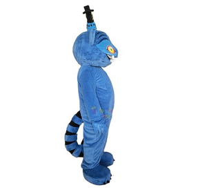 Disfraz de Mascota de Gato Azul con Temática de <span class=keywords><strong>Anime</strong></span> y Videojuegos, Suave y de Peluche, Estilo Kpop, Traje de Personaje para Festival de Cazadores de Demonios, Económico - Product Image 2