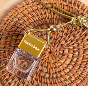 Colgante Ambientador de 8 ml, Adornos de Aromaterapia, Botella Cuadrada, Tapa de Aleación de Metal UV, Difusor Cubo de Agua, Botella Colgante para Coche, Perfume - Product Image 2