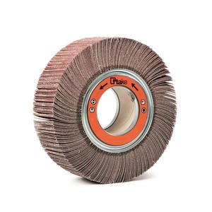 Ttake Flap Wheel Abrasive Cloth Corundum 250x50x100 Mm With Hole 80 Grit - Product Image 1