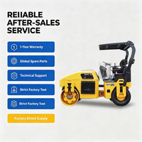 Rouleau compresseur routier tandem hydraulique de qualité supérieure pour la pose professionnelle d'asphalte – Compresseur de chaussée haute performance
