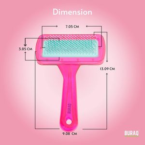 Square Head Slicker Comb for Cats and Dogs Durable <b>Pet</b> Grooming <b>Brush</b> for Detangling Mats Shedding Reduction and Daily Grooming - Product Image 3