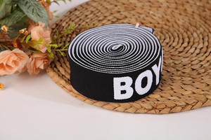 Tewei Factory Wholesale High Elastic Printing Jacquard Elastic Band Custom logo for Sports Using - Product Image 4
