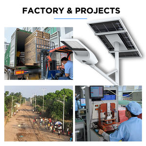 Lampu Jalan Tenaga Surya Aluminium Tahan Air Ip66 Outdoor 60W 80W 100W 120W 150W 200W - Product Image 6