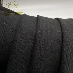 Hot <span class=keywords><strong>Sale</strong></span> Großhandel Pure 100% Leinen Stoff für Hemd Hemd Leinen Popel ine Stoff gewebt Plain Printed Leinen Sofa Stoff - Product Image 4