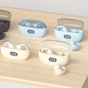 SIBYL 2024 earbud nirkabel Model pribadi, earphone klip OEM nyaman tahan air V 5.4 konduksi tulang Model pribadi - Product Image 1