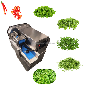 Máquina Cortadora Comercial de Vegetales de Hoja: Trituradora de Col Rizada, Cortadora de Radicchio en Secciones, Cortadora de Chiles en Cubos - Product Image 4