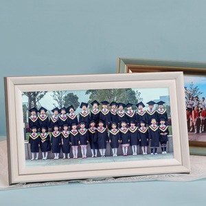 Khung ảnh nhóm tốt Nghiệp Trung Học Cơ Sở khung ảnh PS khung ảnh vàng mảnh cổ điển Trường Đại Học - Product Image 6