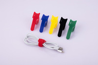 Attaches de câble en nylon en gros d'usine 100mm crochet et boucle autobloquants 12mm de largeur réutilisables