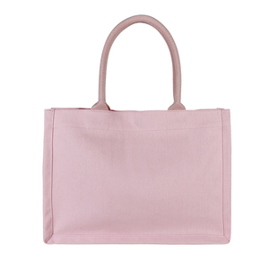 Sac de courses en toile avec motif lettres pour publicité, petit, moyen, grand, doublure PVC, longue poignée supérieure - Product Image 2